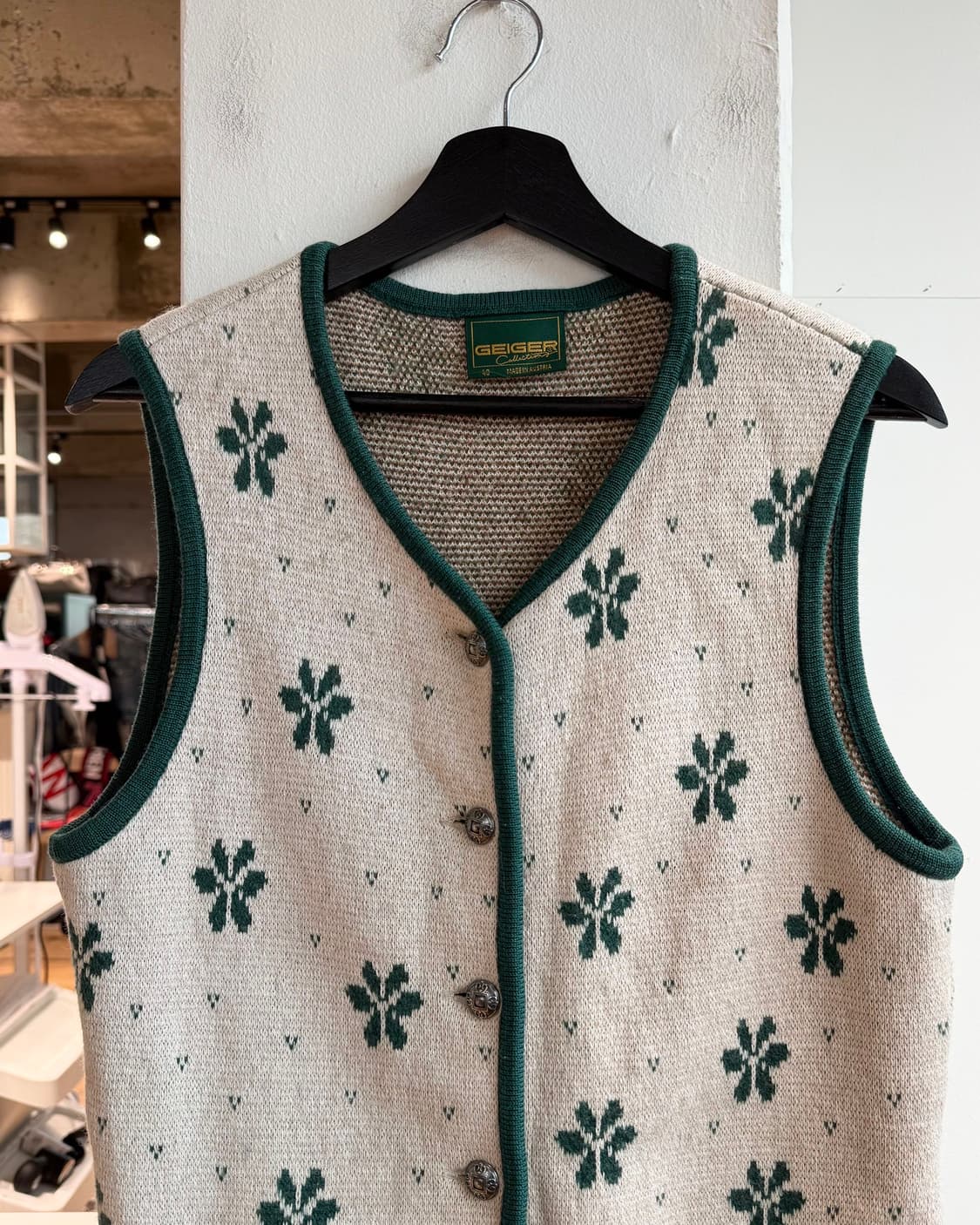 가이거 그린 플로랑 베스트 자켓 상품이미지3