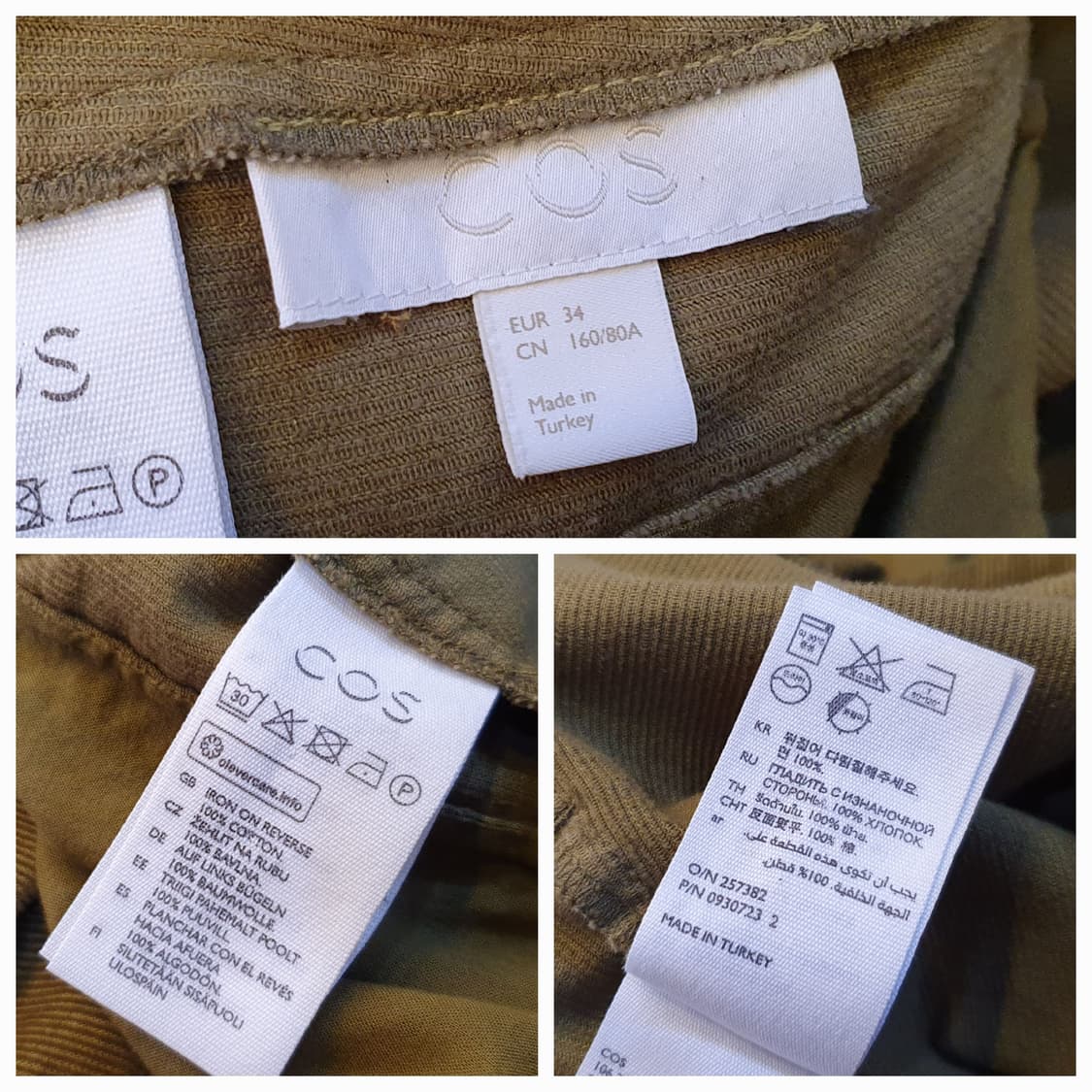 66.COS 골덴 스태치 원피스 상품이미지8