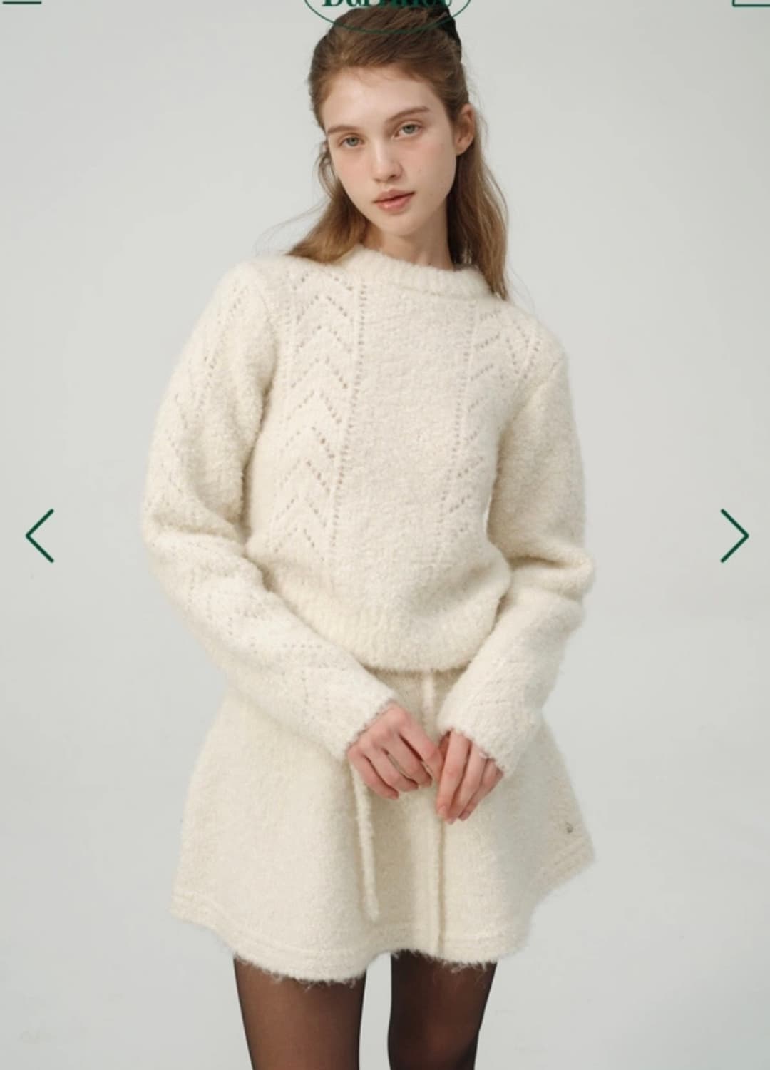 더바넷 포인텔 부클 니트 상품이미지3