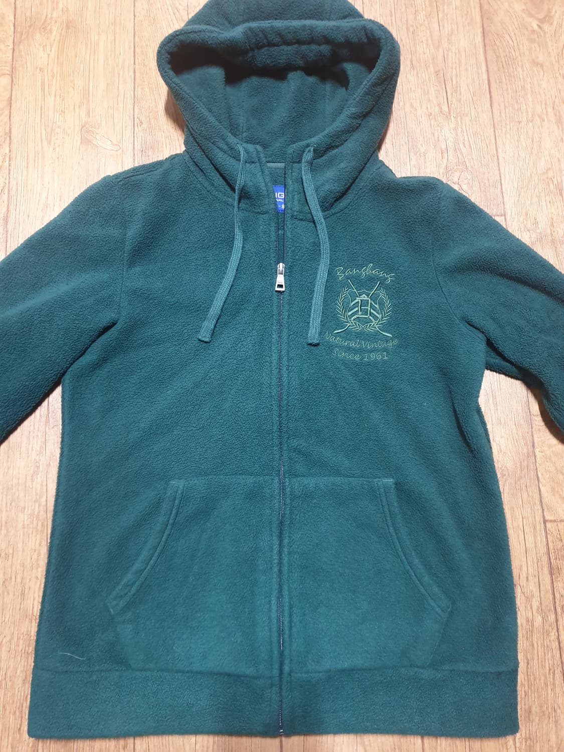 뱅뱅 기모 후드집업 95 사이즈입니다 상품이미지1