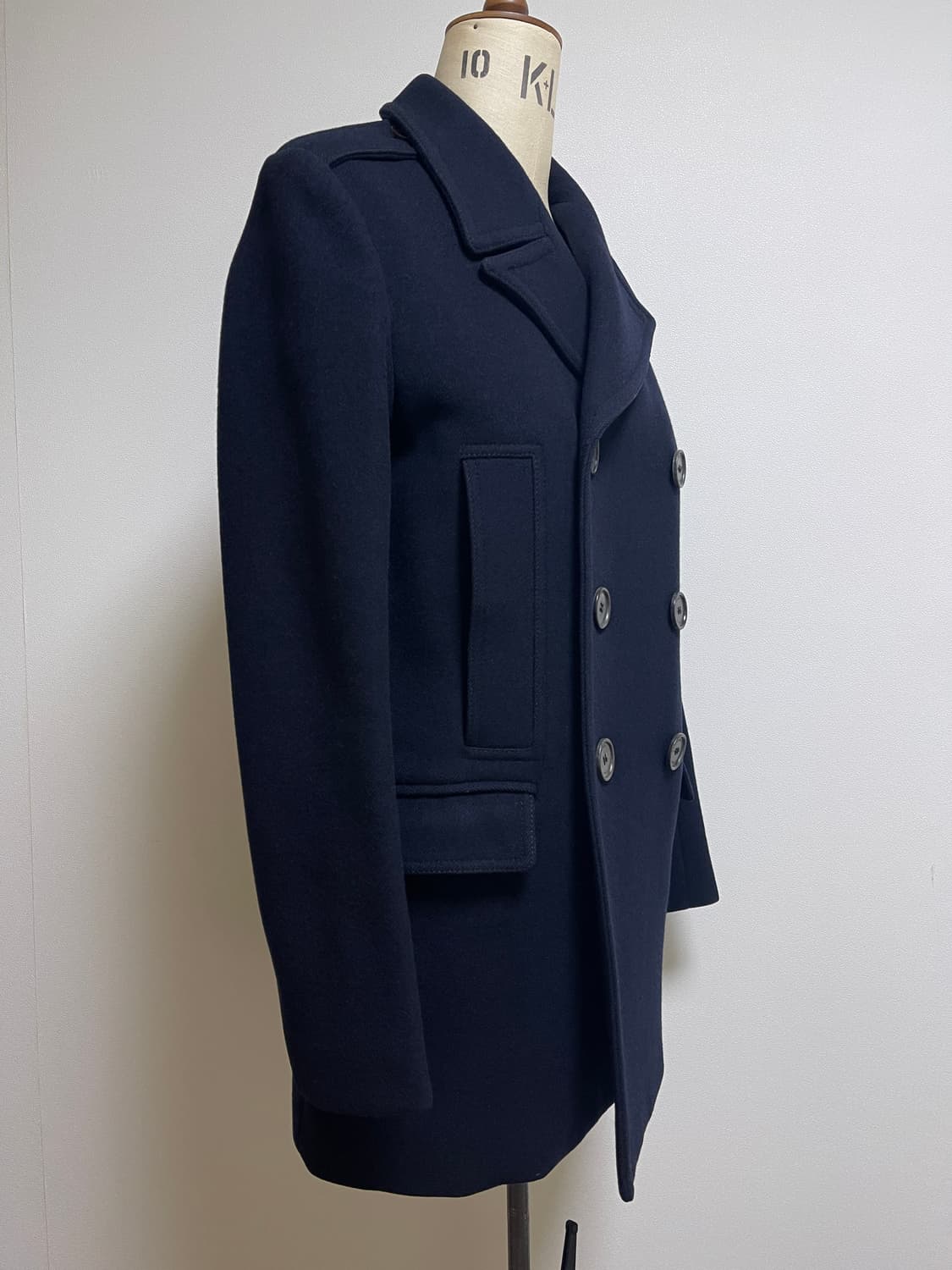 엠마뉴엘 알트 디올 옴므 에디 슬리먼 울 피코트 상품이미지6