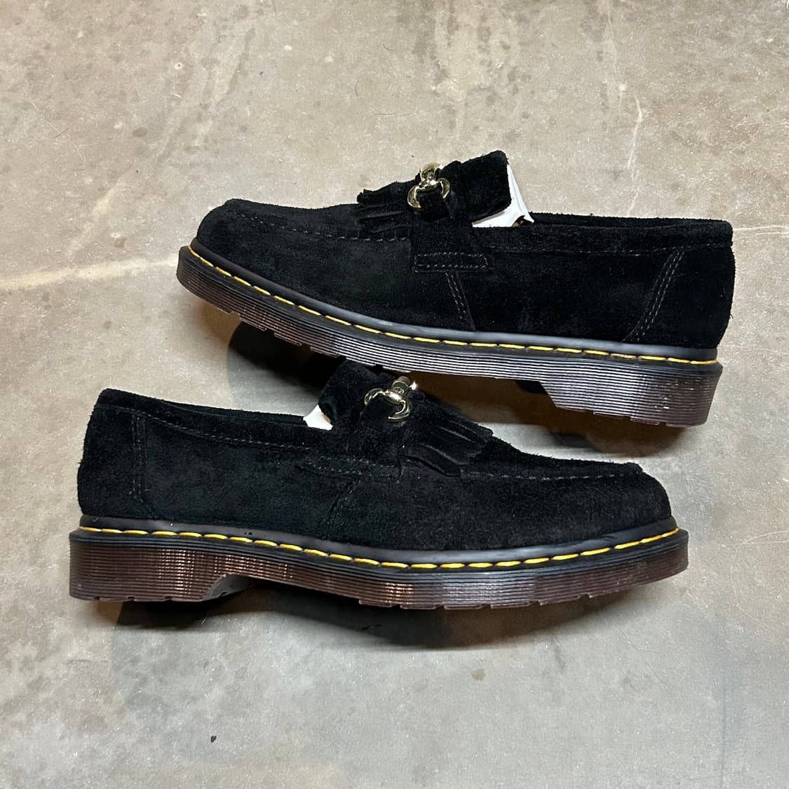 270) 닥터마틴 스웨이드 스나플 로퍼 블랙 상품이미지3