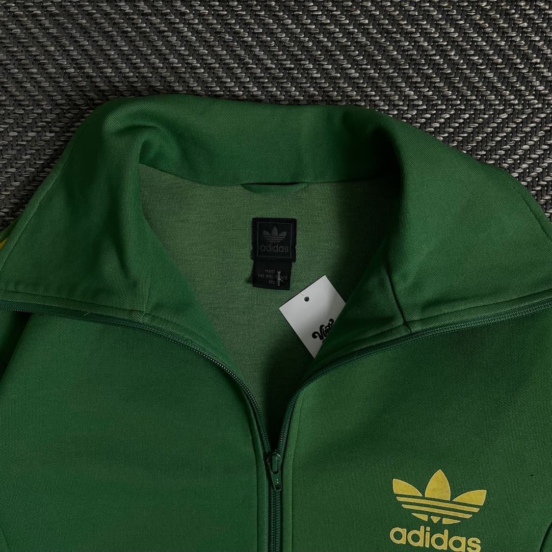 아디다스 올드스쿨 트레포일 트랙탑 져지 그린o 3333 상품이미지4