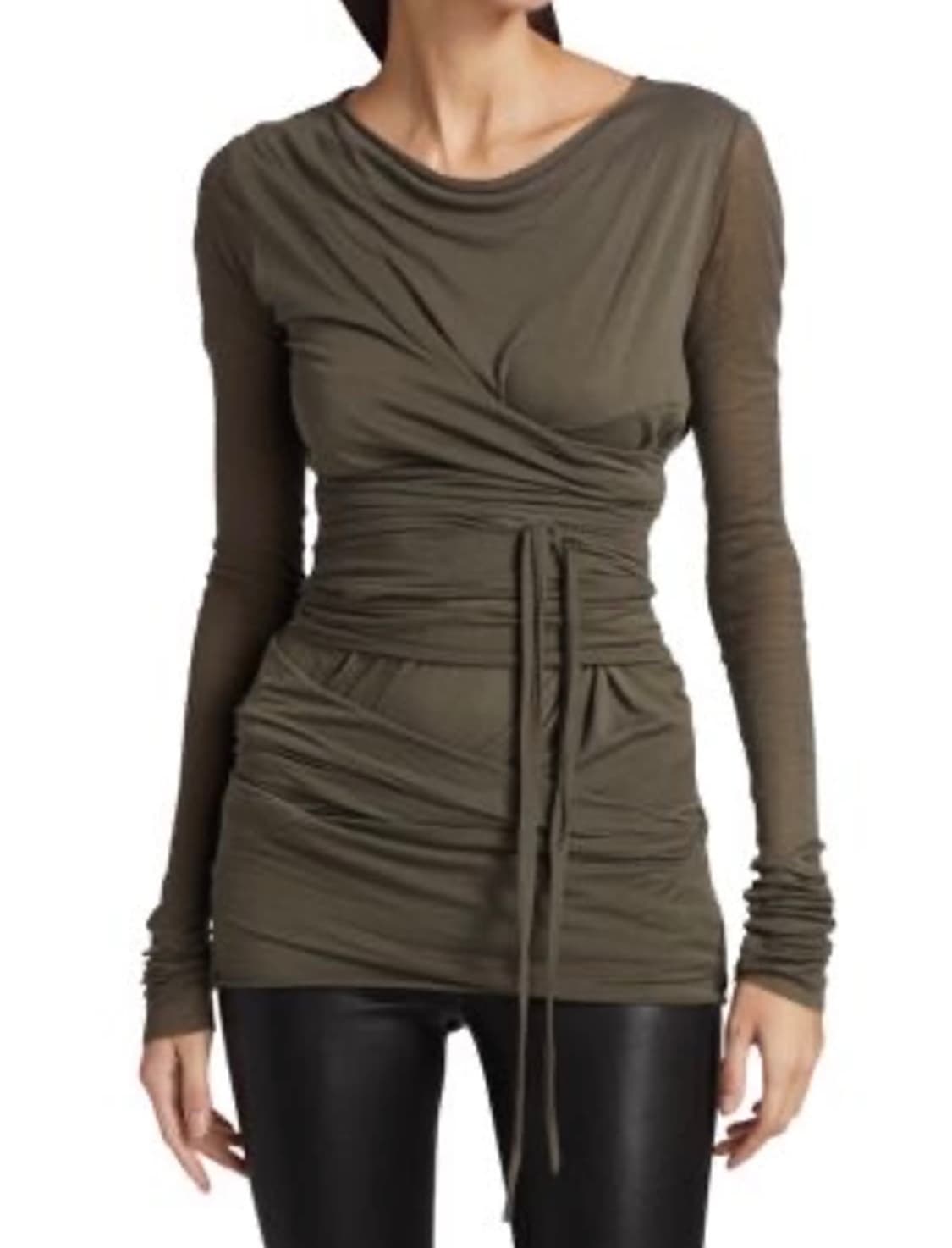 릭오웬스 본디지 원피스 올리브 35  상품이미지1