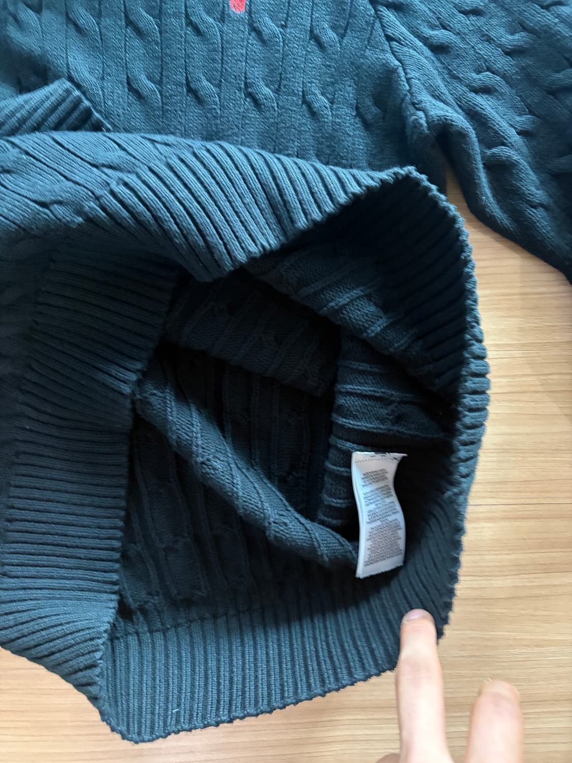 폴로 랄르로렌 반집업 니트  상품이미지5