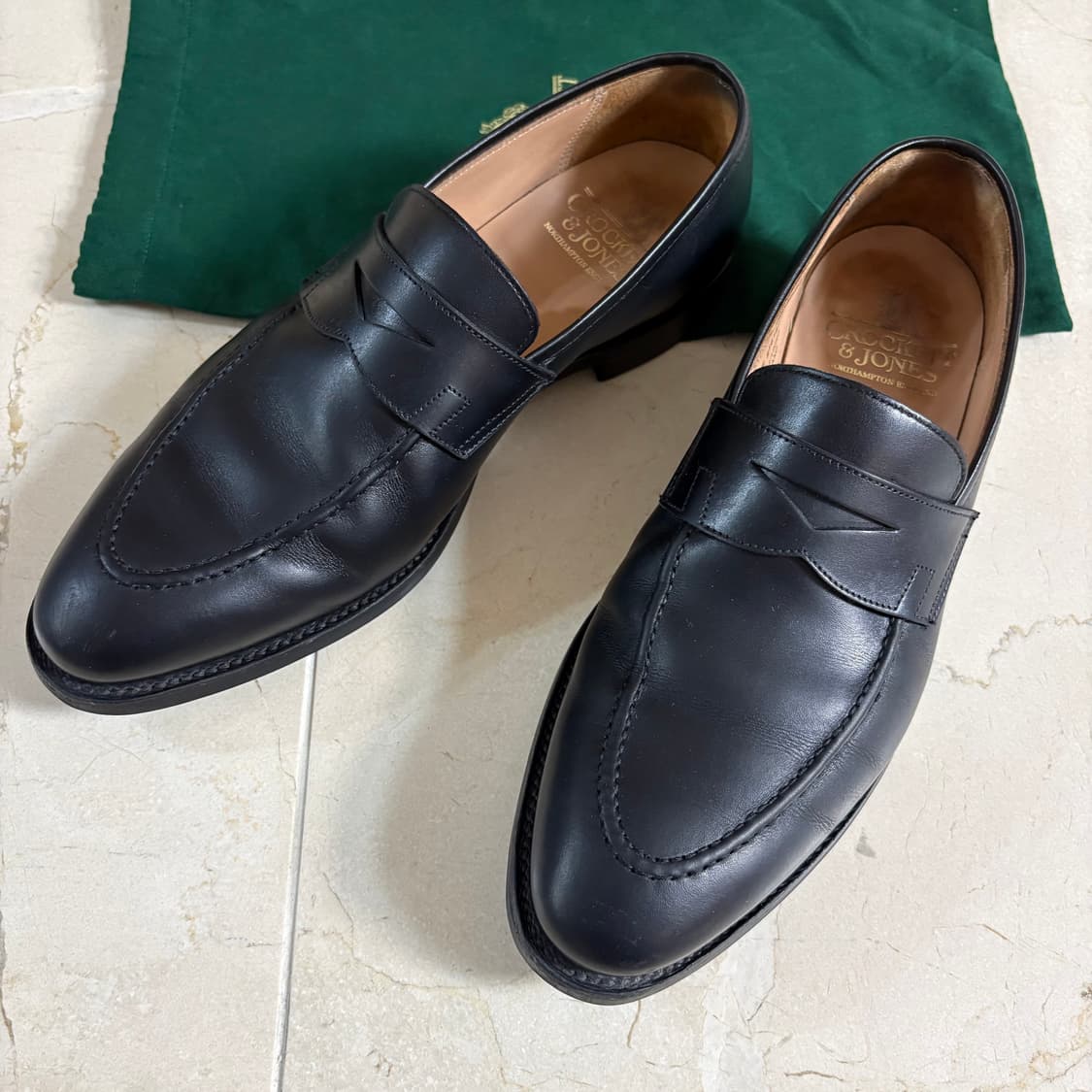 Crockett & Jones SYDNEY Leather Loafers  상품이미지3