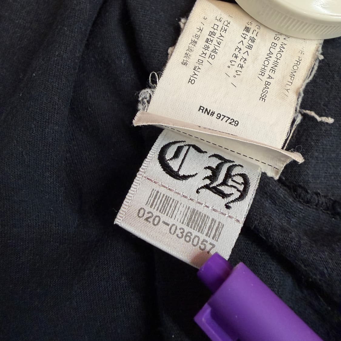 크롬하츠 홀스슈 뉴욕 티셔츠 [ 95 ]  상품이미지9