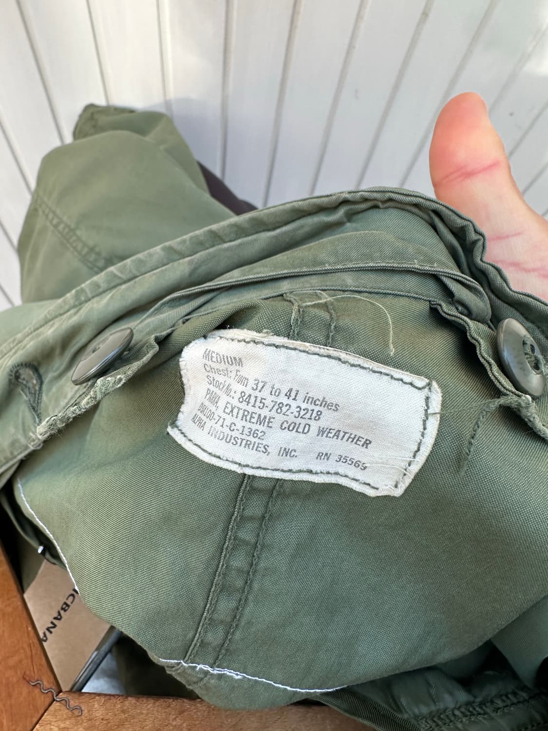 70s Us Amry m65피쉬테일 파카 라이너 포함 상품이미지10