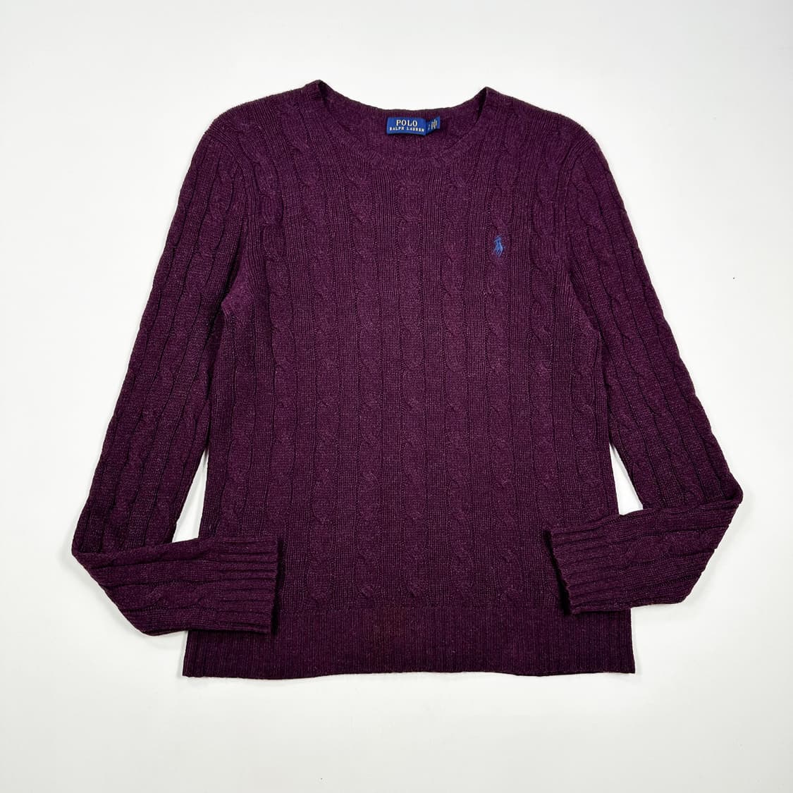 폴로 랄프로렌 포니 퍼플 캐시미어 니트 (S 여성추천) 상품이미지2