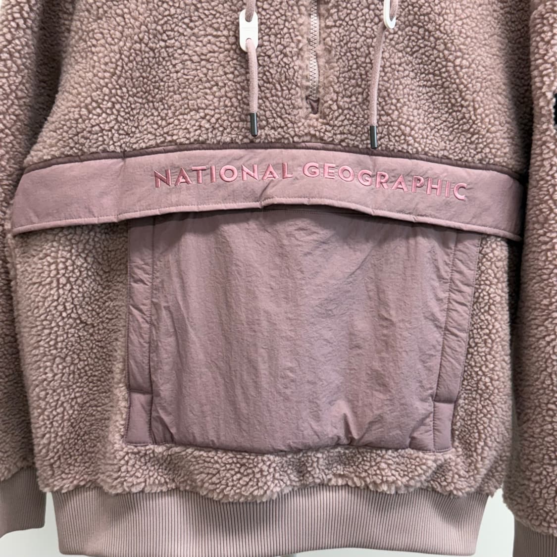 내셔널지오그래픽 뽀글이 반집업 L 상품이미지5