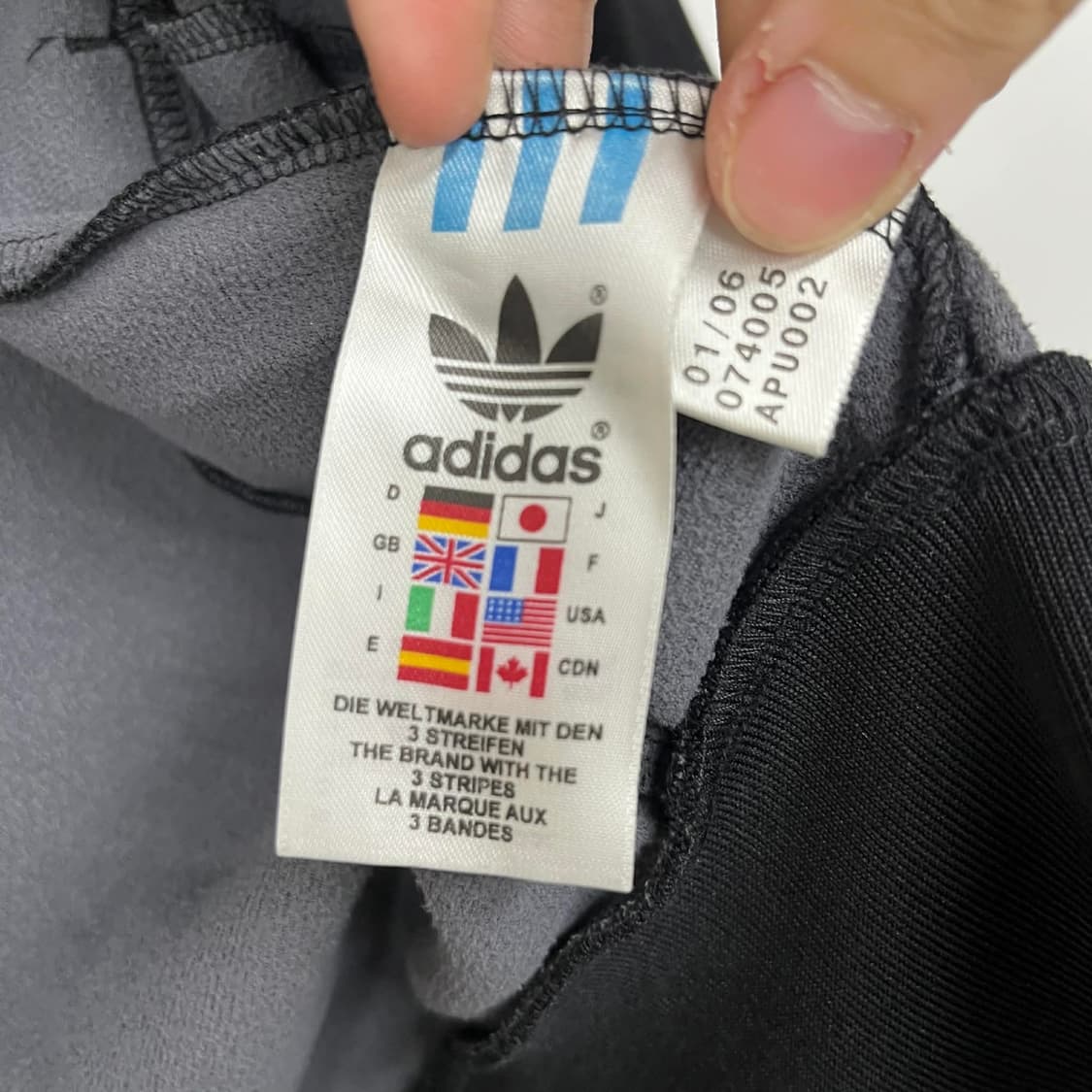 아디다스 세미크롭 파이어버드 걸즈 트랙탑 희귀져지(90) 상품이미지6