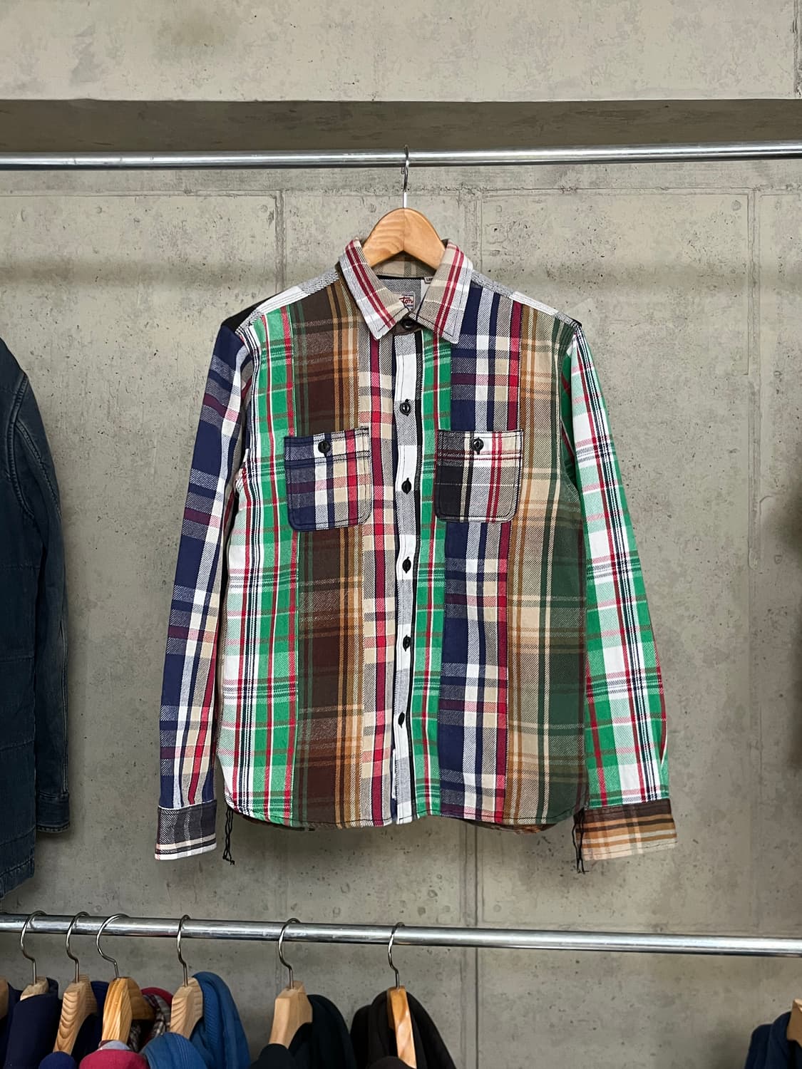 Houston Japan Heavy Cotton Check Shirt 상품이미지1