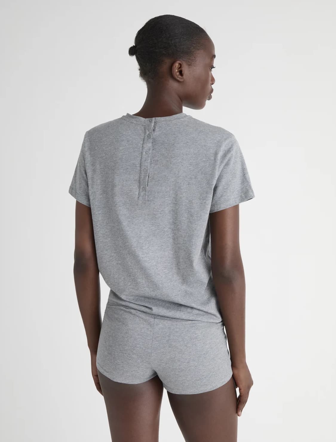 [XS,S]팔로마울 Larry V-neck 점프수트/그레이 상품이미지2