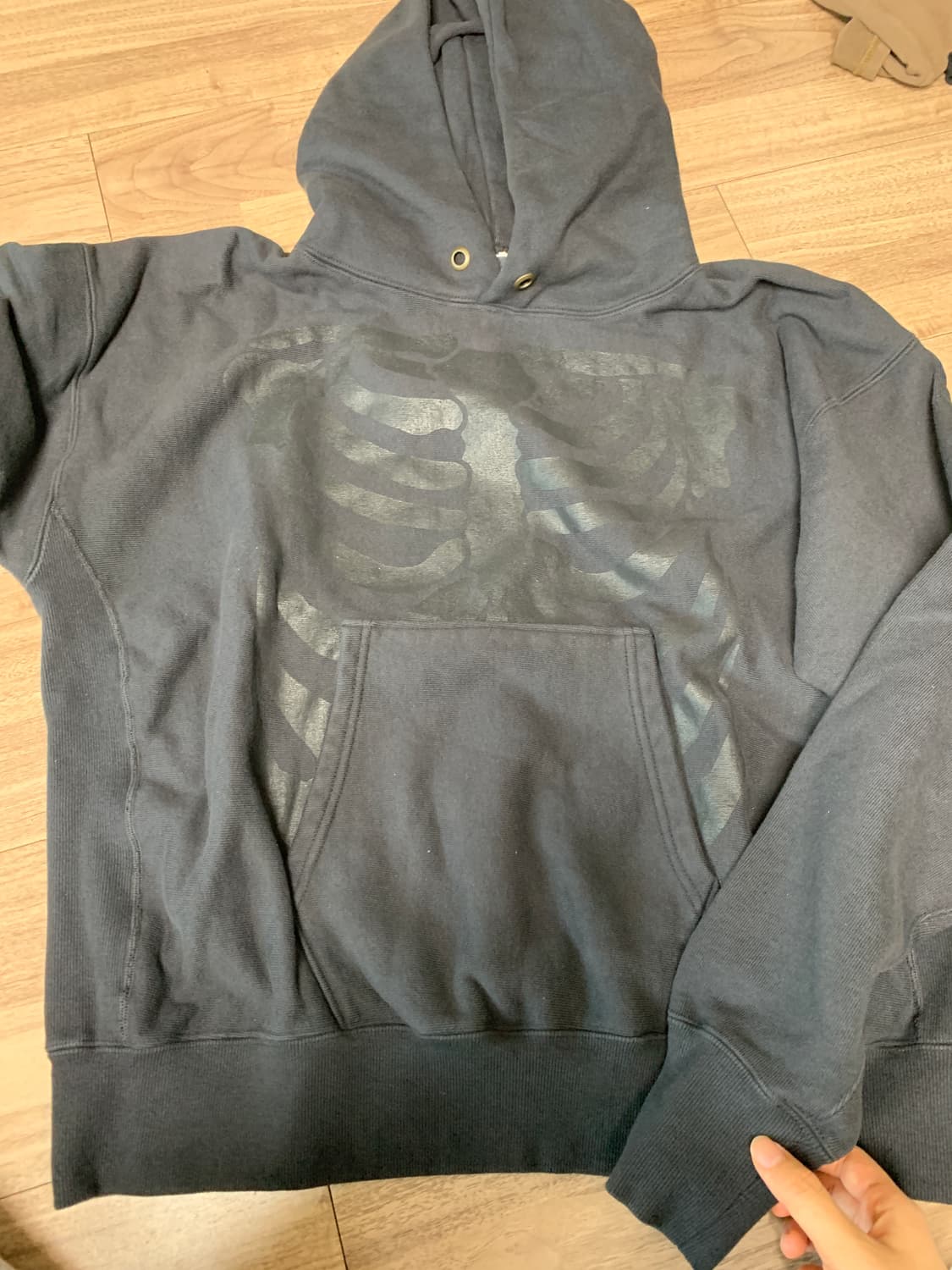 로컬슨온니 검정 후드티  상품이미지1