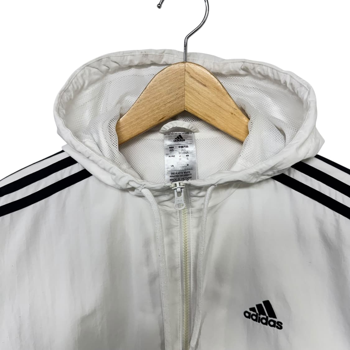 아디다스 로고 3S 크롭바람막이 상품이미지2