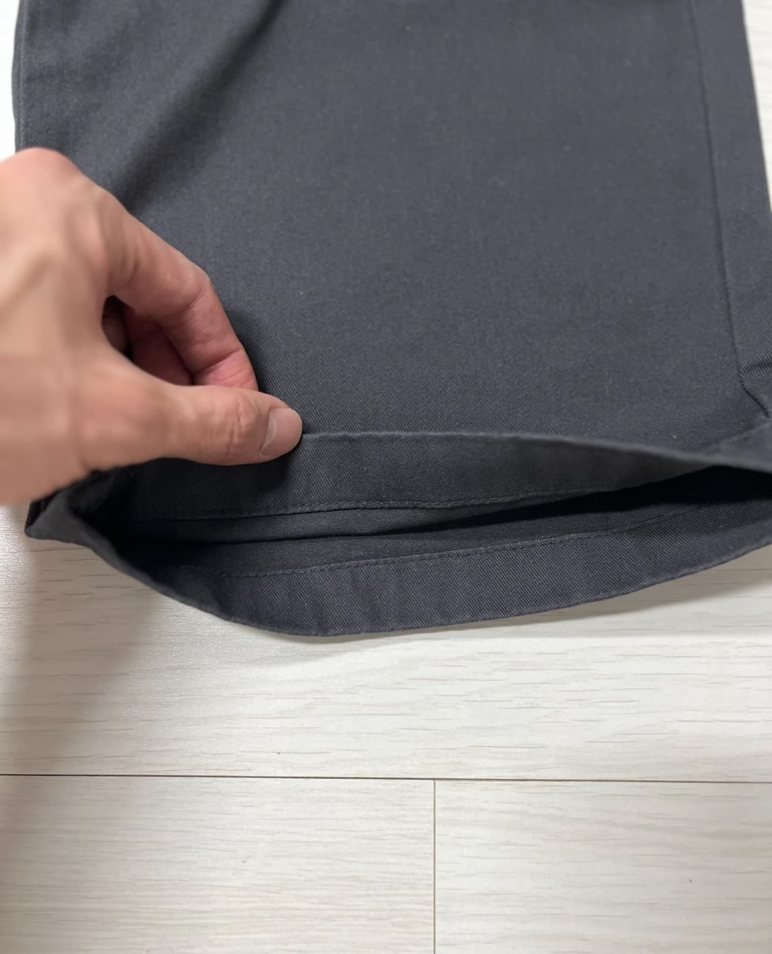 무신사 와이드 치노팬츠 29 [다크그레이] 상품이미지5