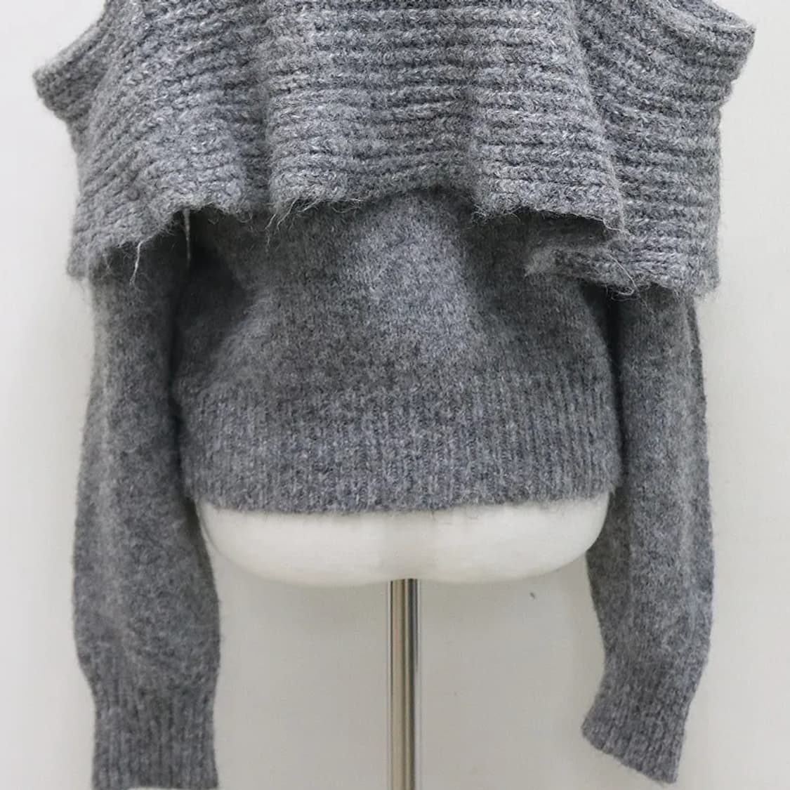 GRL 오프숄더 프릴 니트 62893 상품이미지7