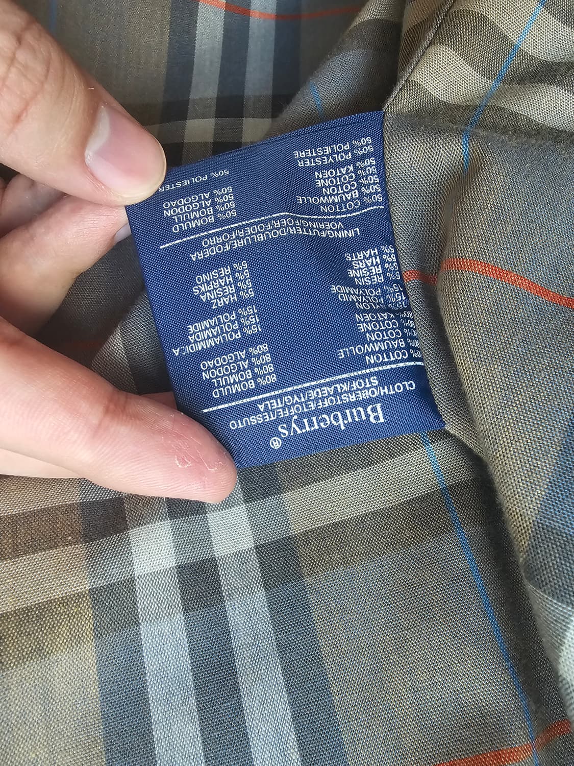 버버리 빈티지 트렌치 코트 상품이미지4