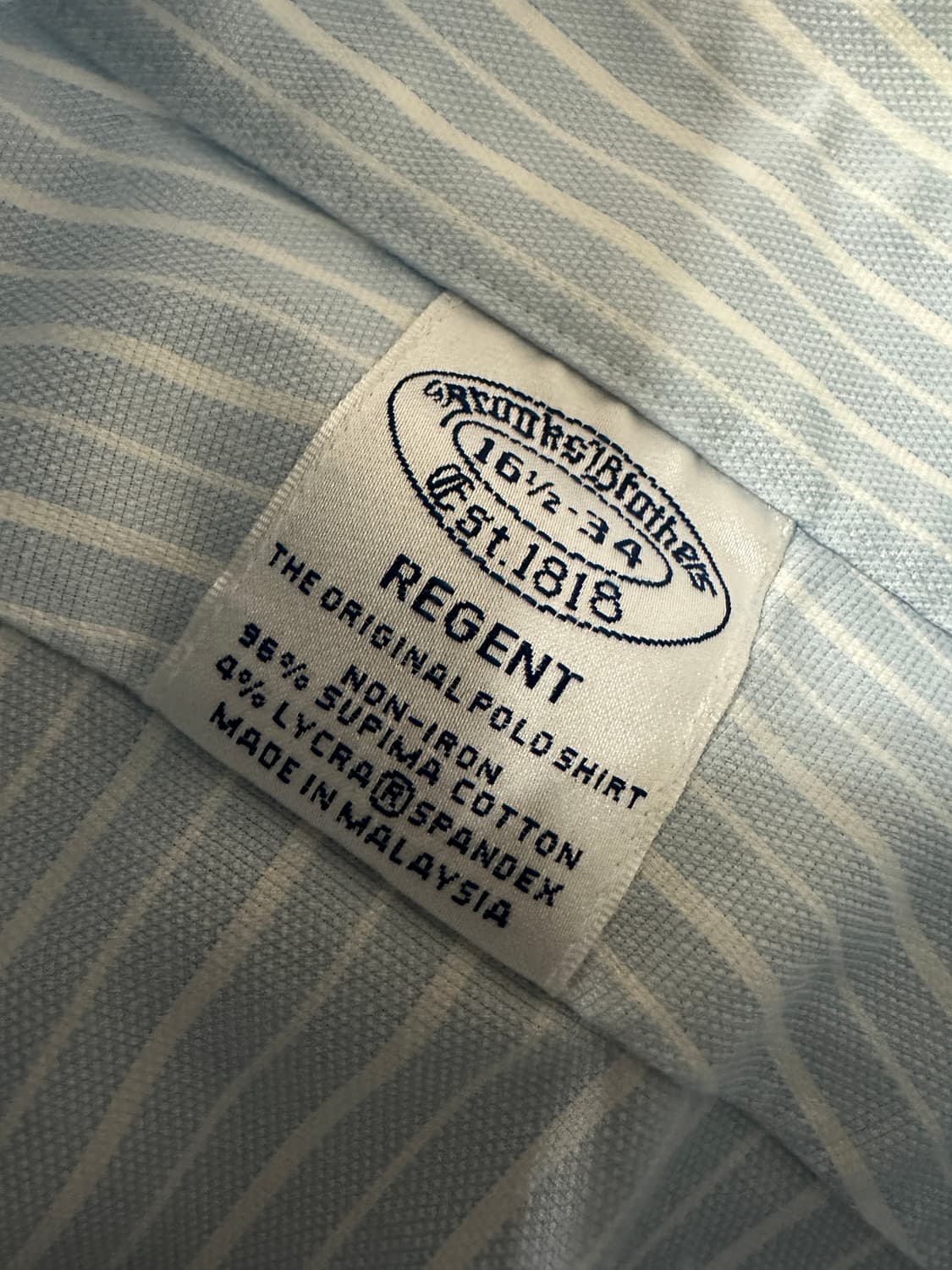 브룩스브라더스 REGENT 셔츠 16 1/2-34 상품이미지7