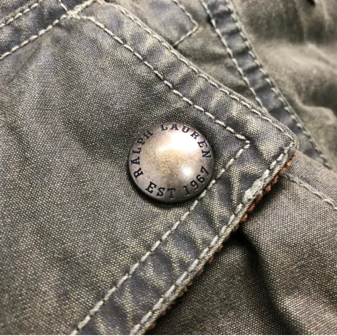 폴로 랄프로렌 왁스 벨티드 바이커자켓/105사이즈 상품이미지5