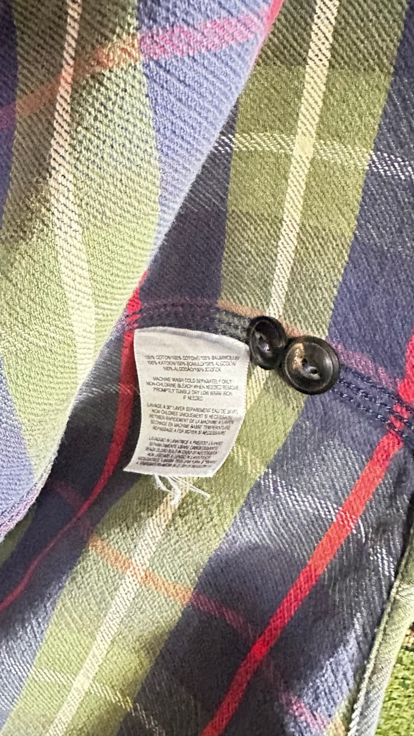 RRL 더블알엘 코튼 체크 셔츠 M 상품이미지3