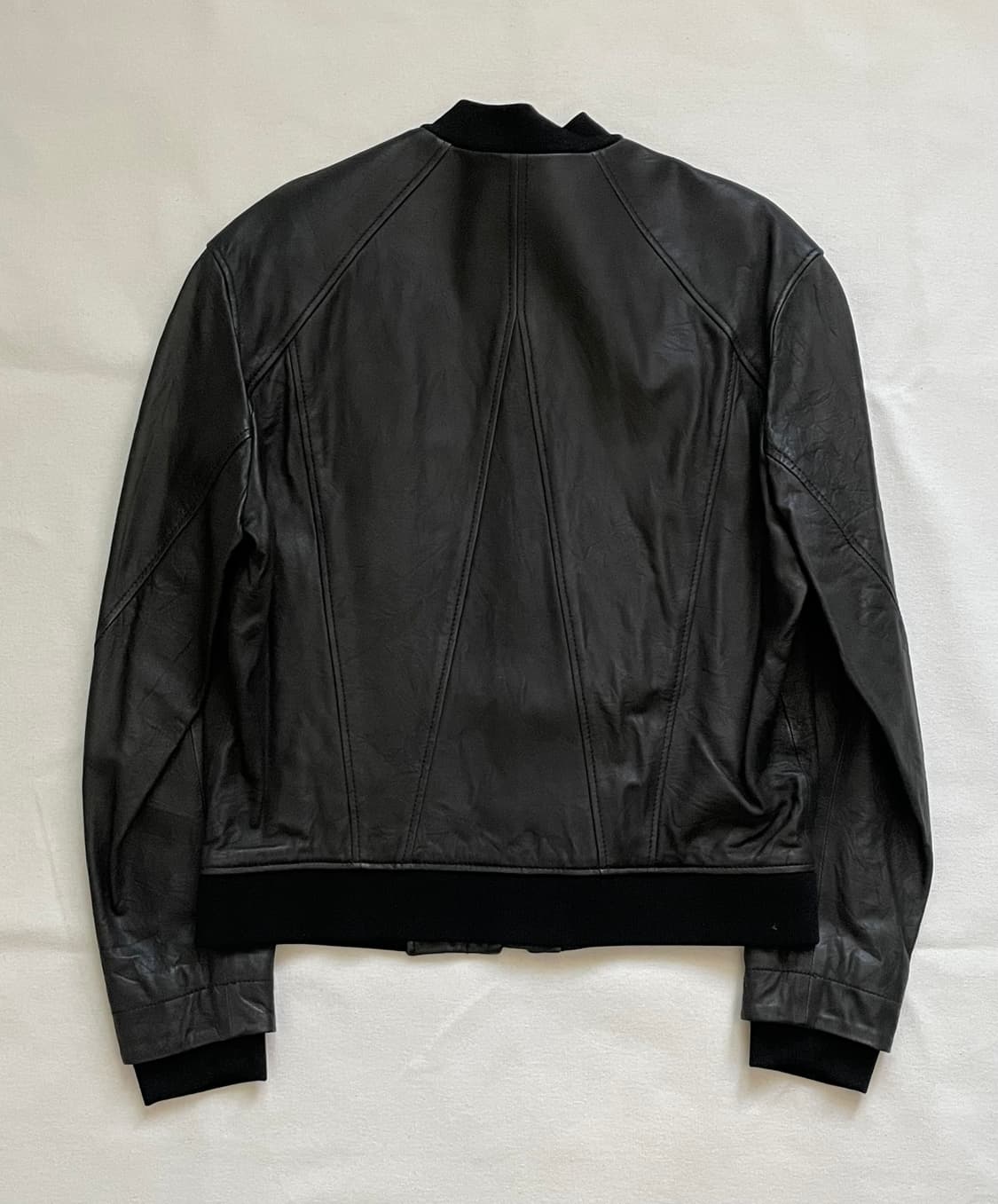 Helmut Lang 헬무트랭 양가죽 램스킨 가죽 레더 봄버 자켓 상품이미지2