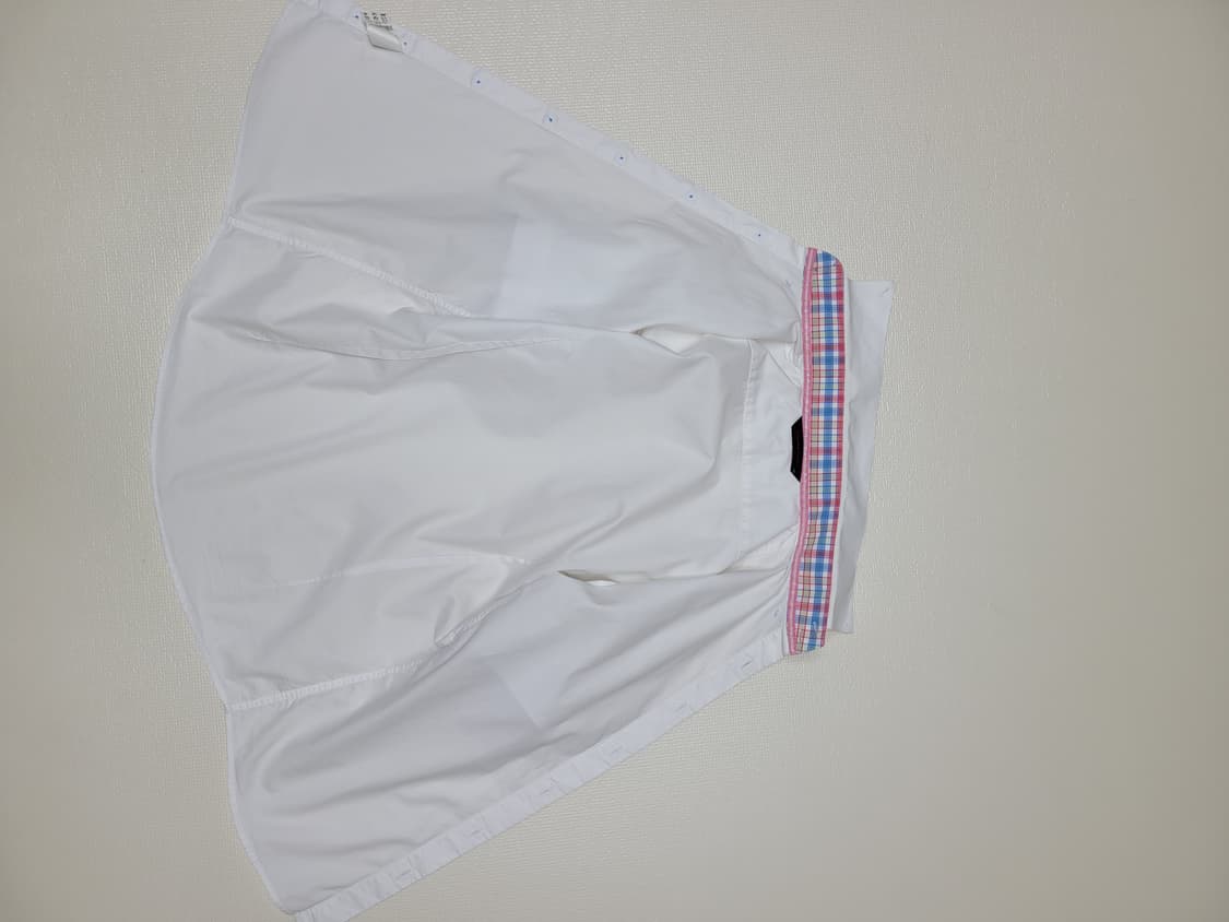 지이크 SIEG 남자 넥 투버튼 반팔 셔츠 100 화이트 상품이미지8