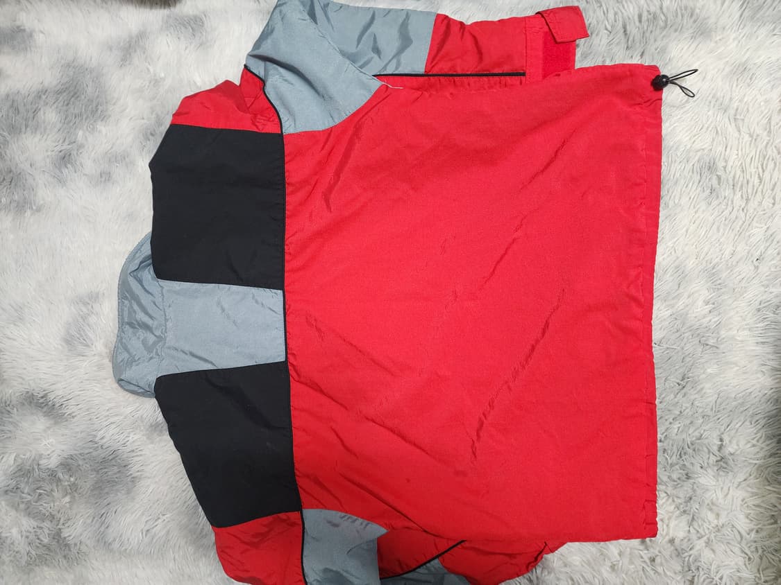 노스페이스 스팁테크 아노락 바람막이 레드 XL 상품이미지2