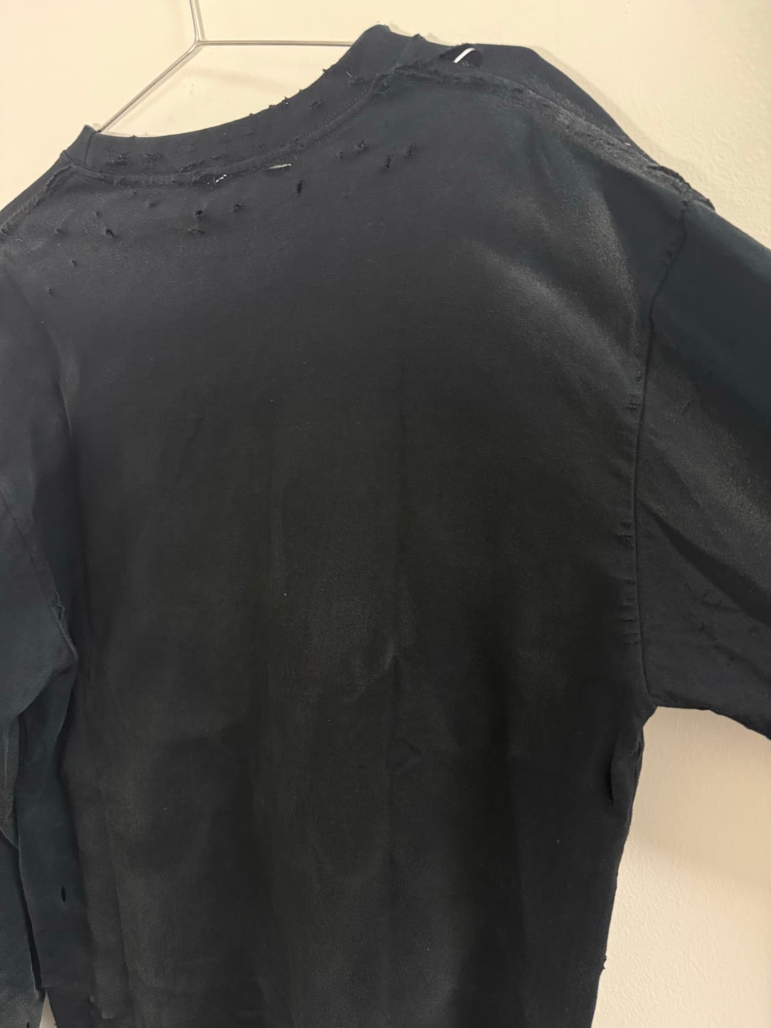 NIRVANA utero 다스트레스드 데미지 워싱 긴팔  상품이미지6