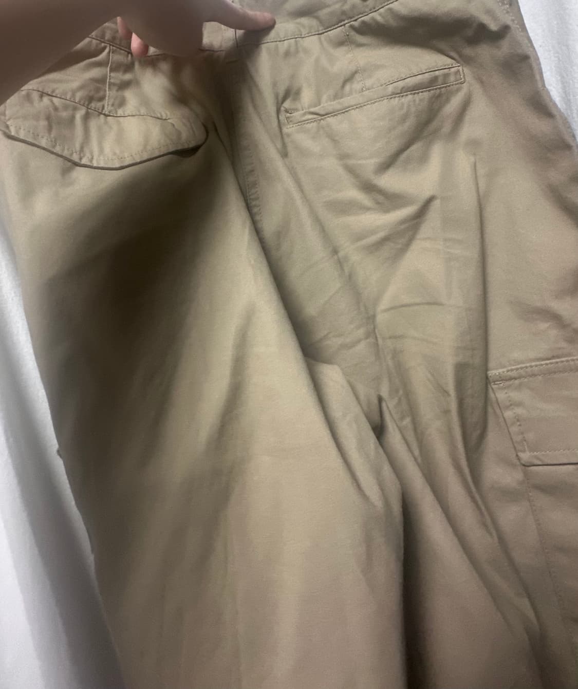 무신사 베이지 카고팬츠 상품이미지2