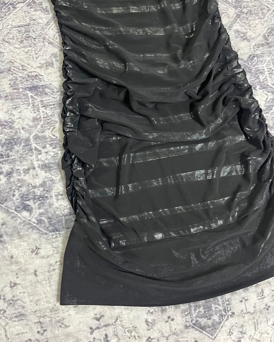 Dark Glam Ruched Halter Dress 상품이미지9