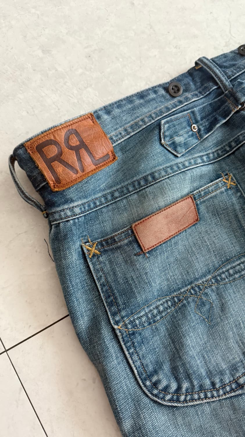 RRL 빈티지파이브포켓 풀러턴 리페어 진 - Size 34 상품이미지6