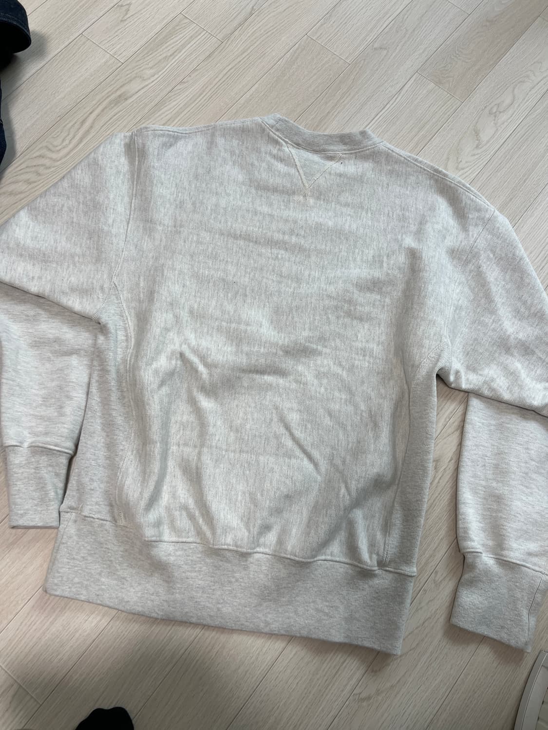 택포3.5) 아웃스탠딩 리버스위브 헤비 스웻셔츠 맨투맨 S 상품이미지4