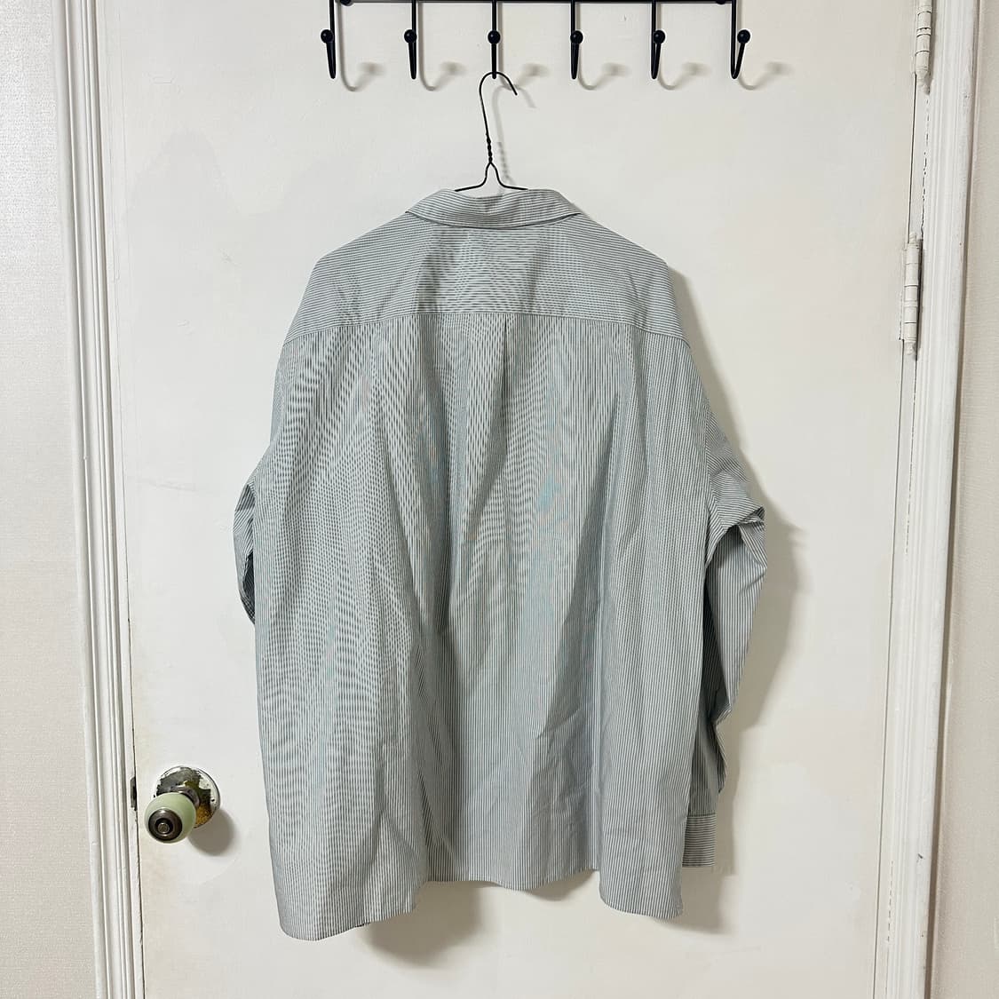 XL 유니클로C 브로드클로스오버사이즈셔츠 55그린 상품이미지2