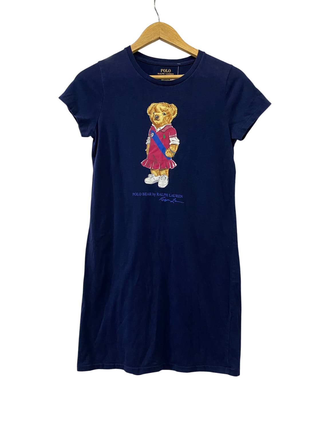 여성용 폴로베어 빅로고 롱티셔츠(XL) 상품이미지1