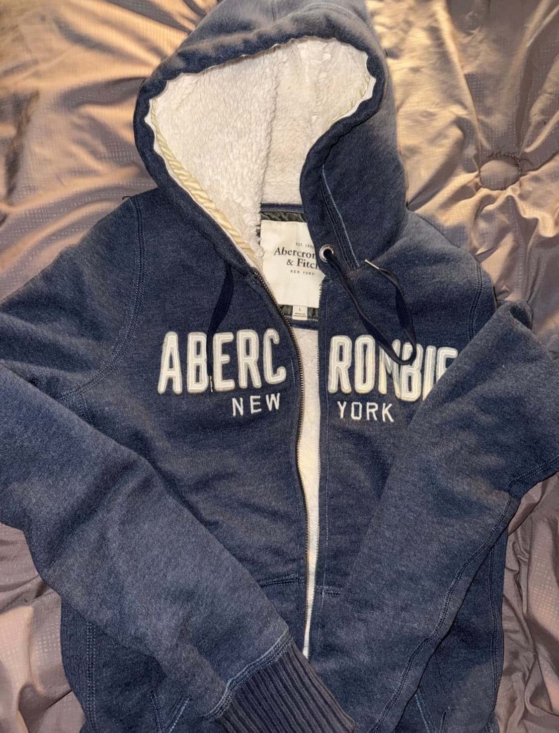 아베크롬비 양털 후드집업 상품이미지1