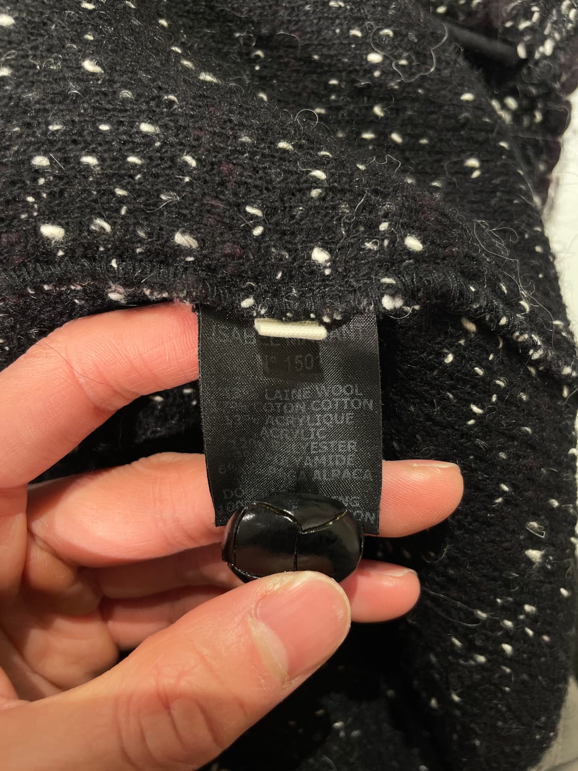 이자벨 마랑 에뚜왈 차콜 스트라이프 체스넛 버튼 알파카 울 자켓 상품이미지8