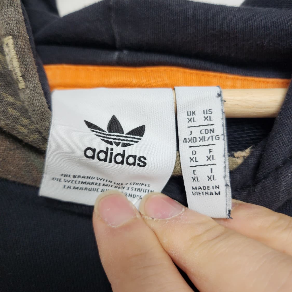 [XL] 아디다스 카모 파이어버드 후드티 상품이미지3