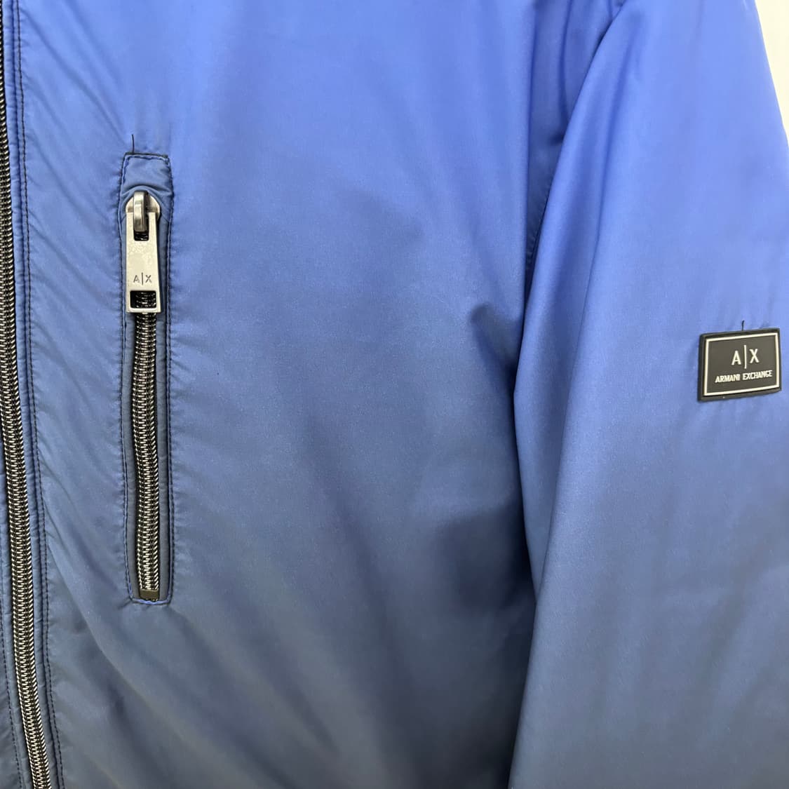 A|X 아르마니 익스체인지 블루 패딩 점퍼 남M 상품이미지3