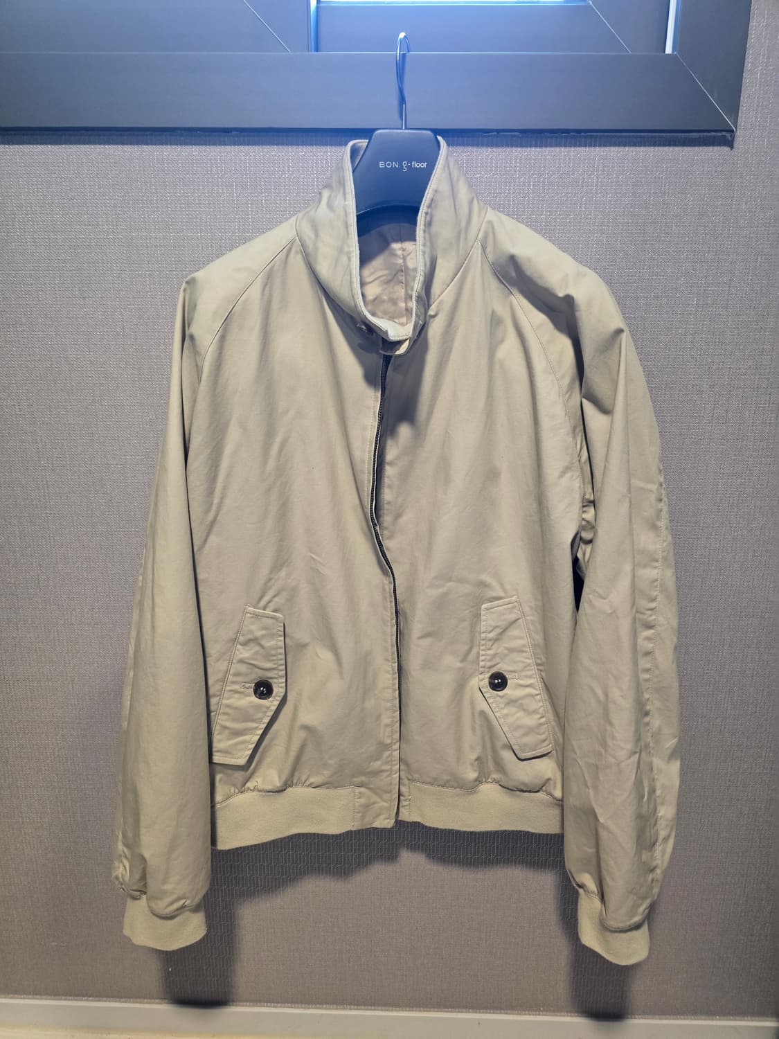 무신사 무탠다드 코튼 해링턴 베이지 XL 상품이미지2