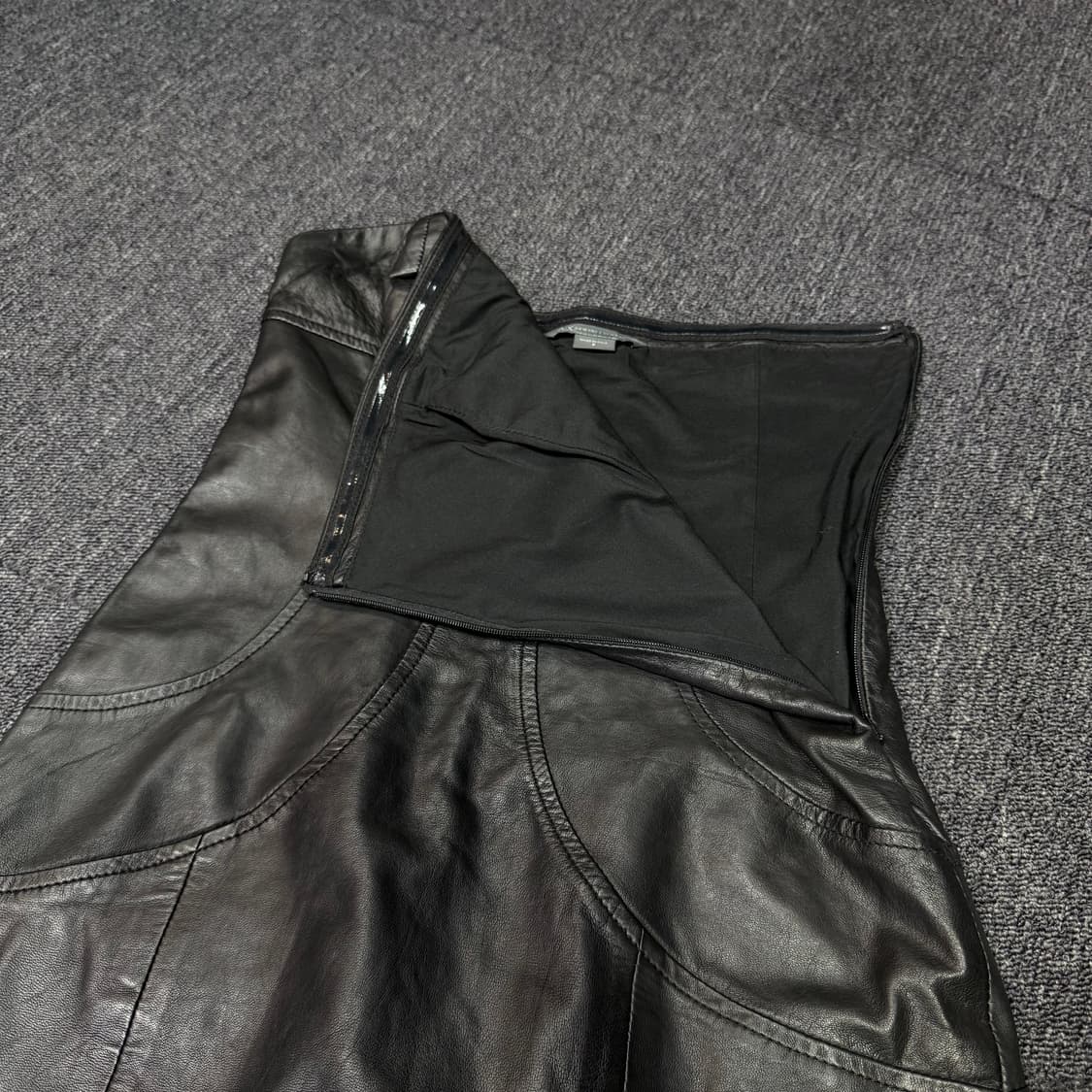 알마니 익스체인지 양가죽 튜브 원피스  상품이미지8