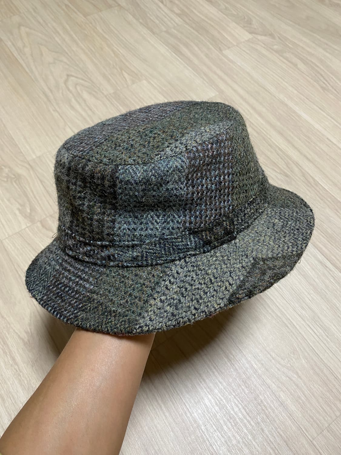 해리스 트위드 울 버킷햇 모자 L 상품이미지1