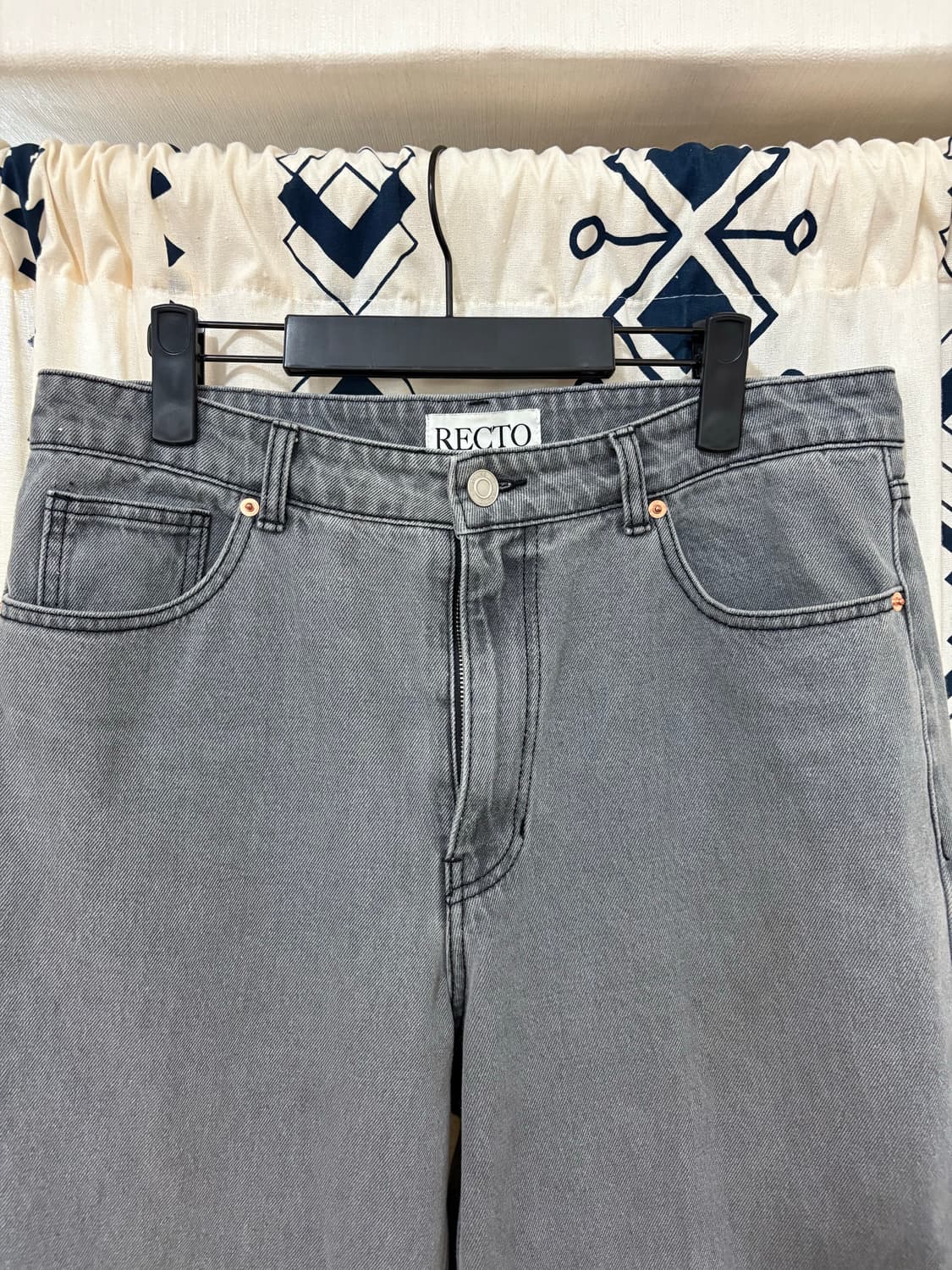 렉토 / 로우 라이즈 와이드 데님 진 상품이미지6