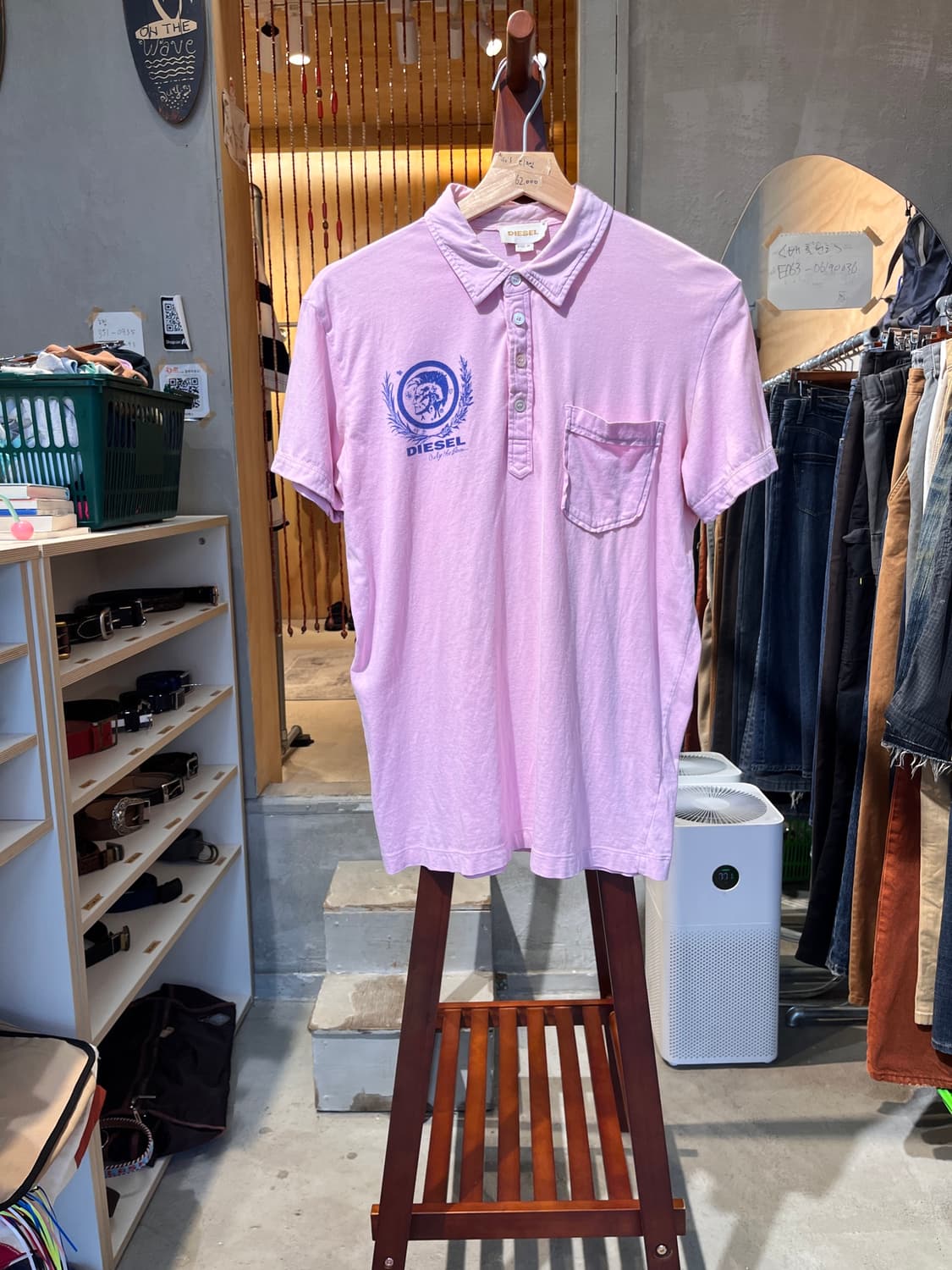 00s 디젤 로고PK셔츠 슬림핏 상품이미지1
