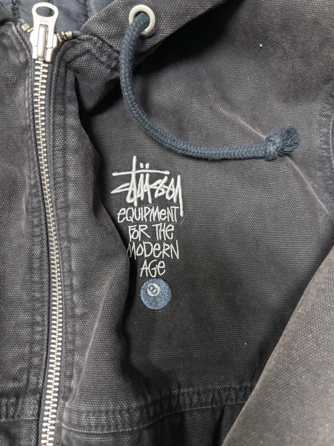 스투시 캔버스 인슐레이티드 워크 자켓 블랙 L 상품이미지3