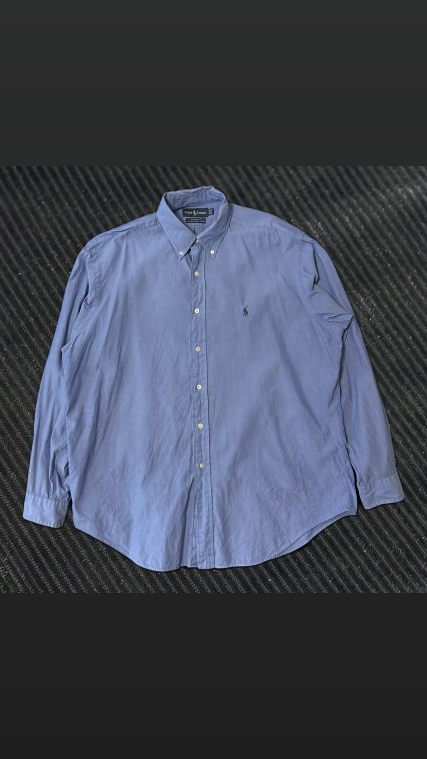 랄프로렌 Yarmouth 셔츠 16 1/2-35 블루 상품이미지2