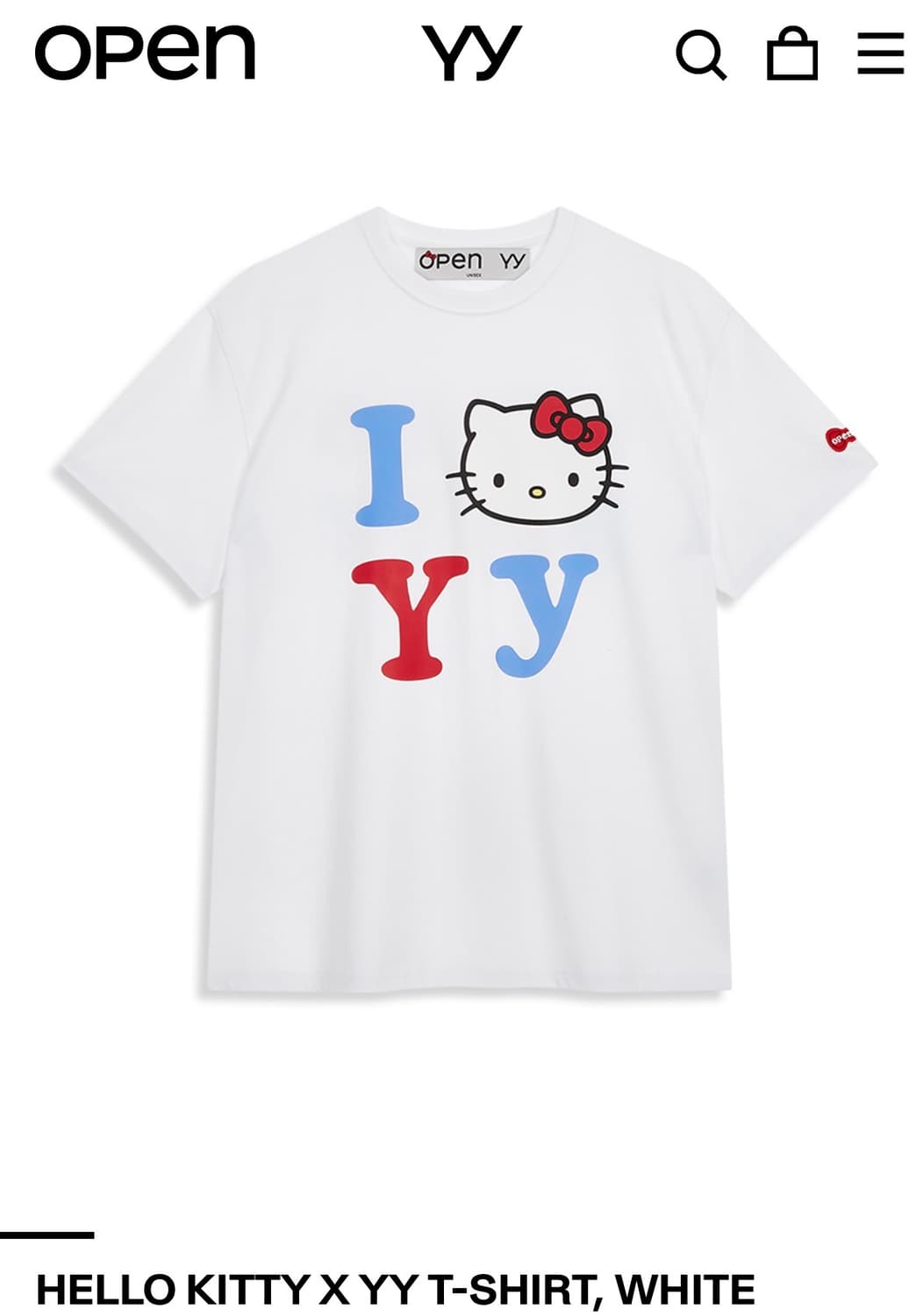 오픈YY 헬로키티 반팔 s,m 상품이미지1