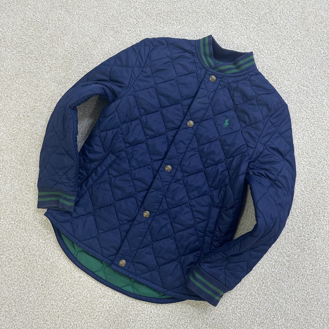 8 폴로랄프로렌 키즈 퀄팅 패딩 자켓 0319D 상품이미지1