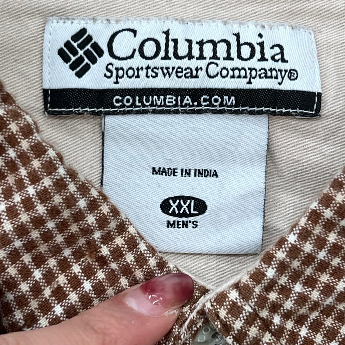 컬럼비아 포켓 체크 셔츠 r2814 상품이미지6
