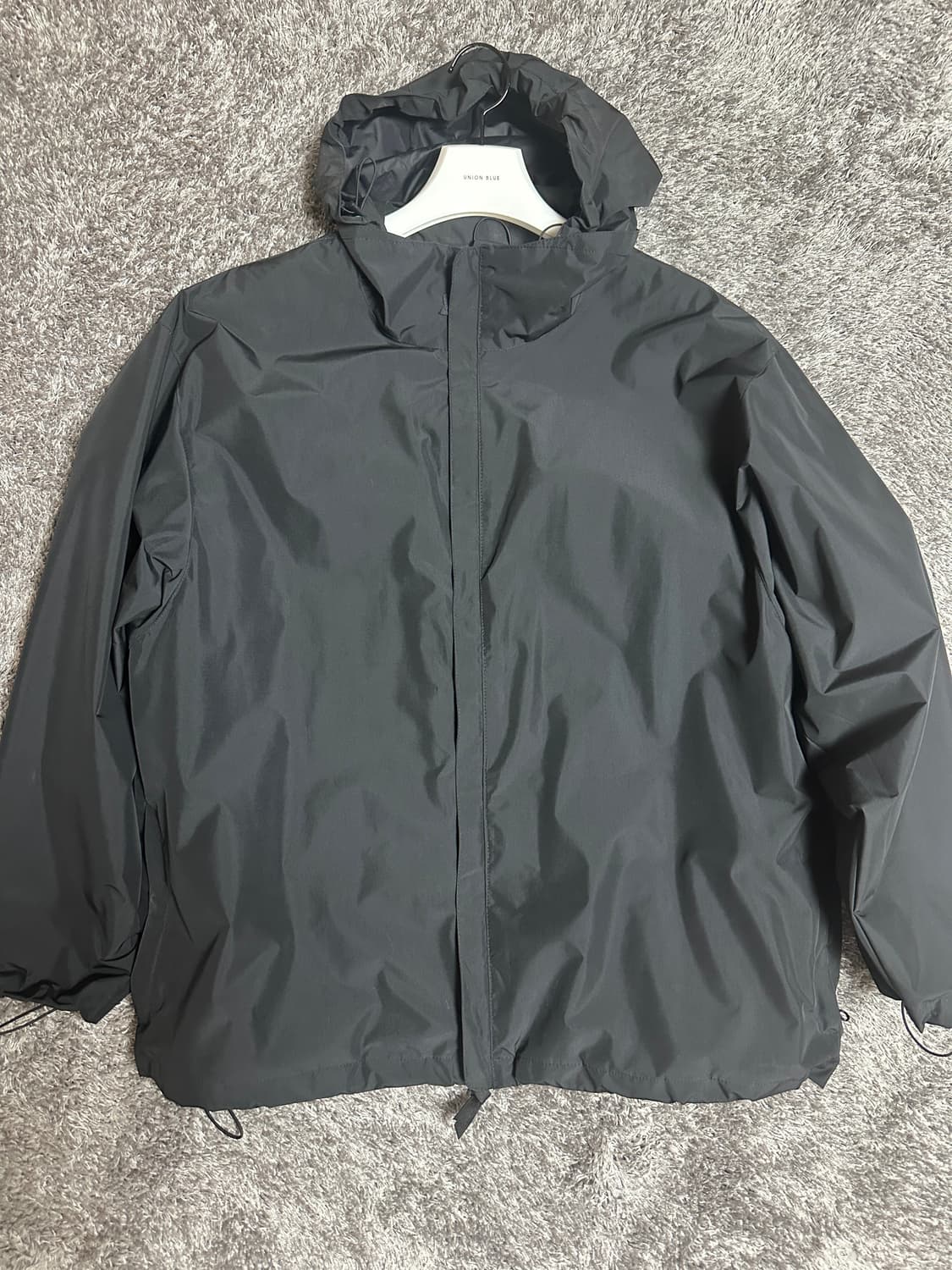 큐컴버스 미니멀 쉘파카 + 후리스 내피 결합 가능 블랙 세트 2 사이즈 상품이미지3